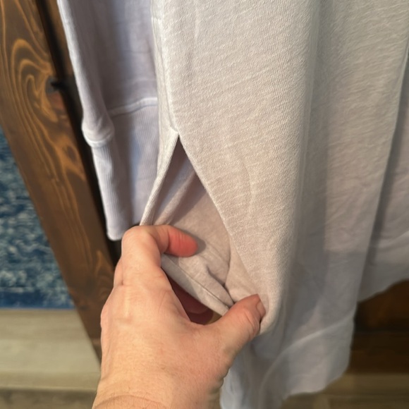 Athleta Eco Wash Cowl Neck Sweatshirt Dress M - Picture 5 of 11